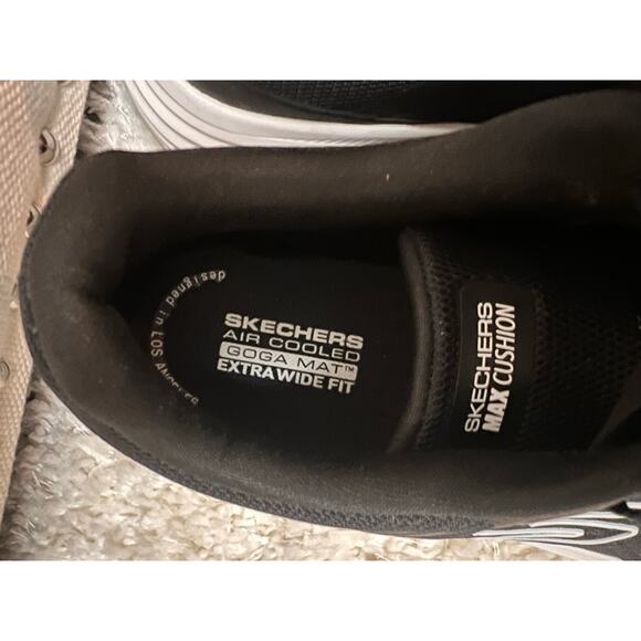 Skechers Max Cushion Black Extra Wide Endeavor Air Natural Rocker 220613 Sz 12 main image 4